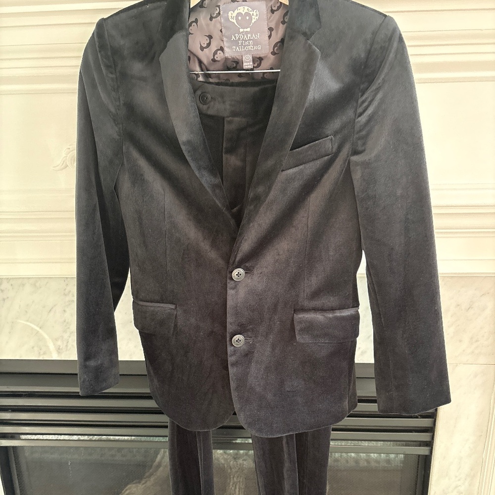 Boy’s Velvet Suit with Accessories